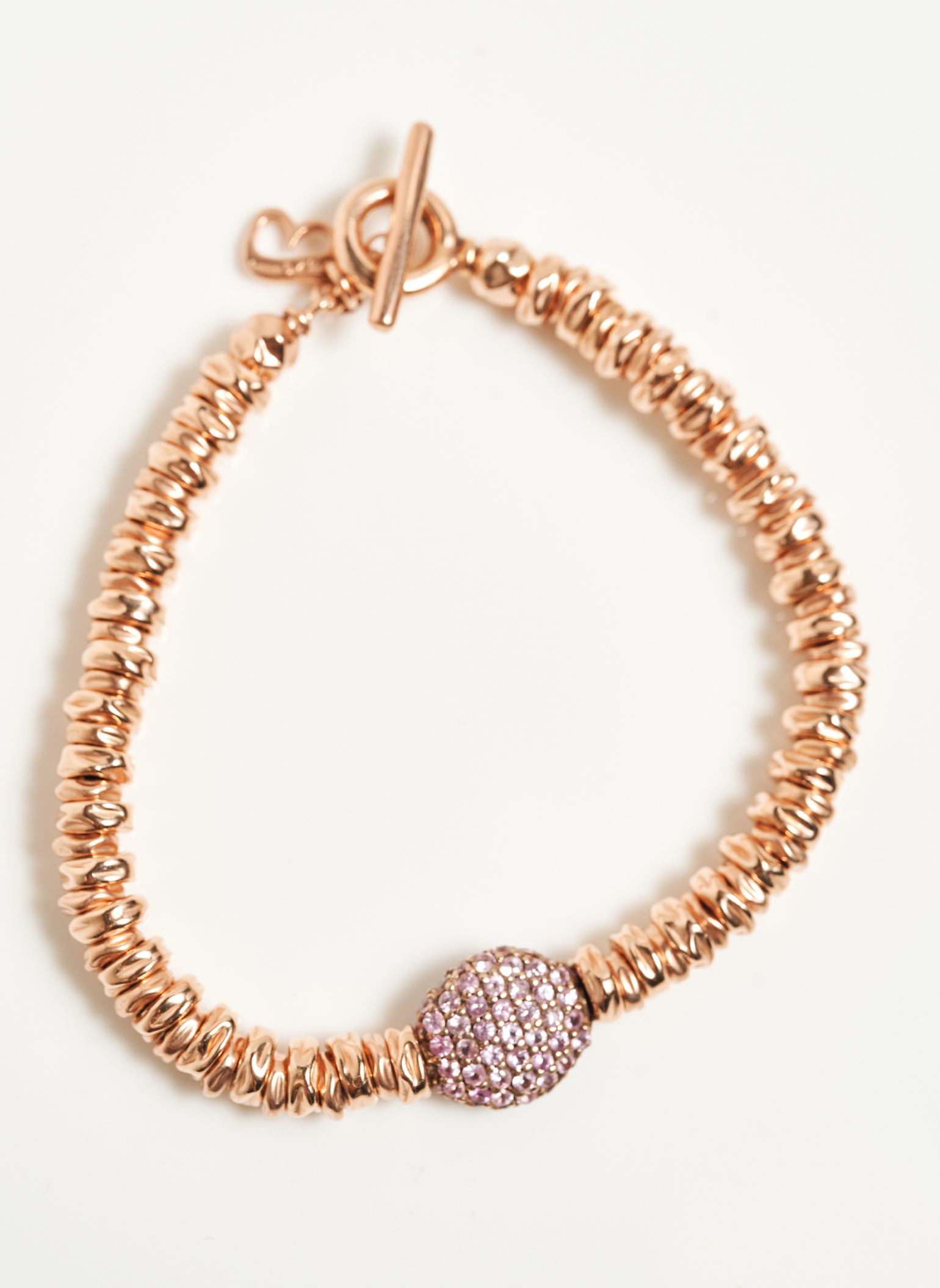 Pink Sapphire and Spinel Bracelet